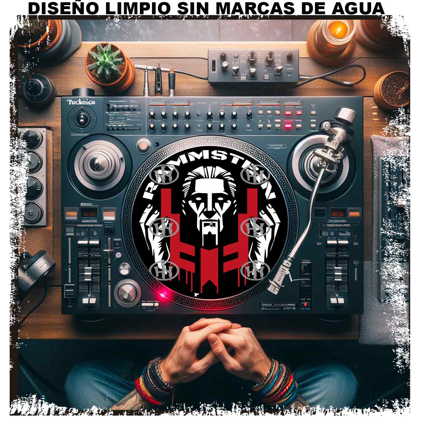 Rammstein Slipmats personalizado para Djing: imagen 3