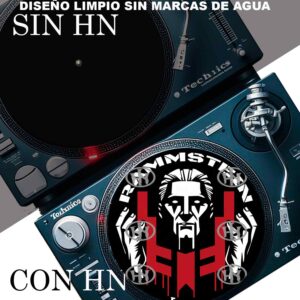 Rammstein Slipmats personalizado para Djing: imagen 4