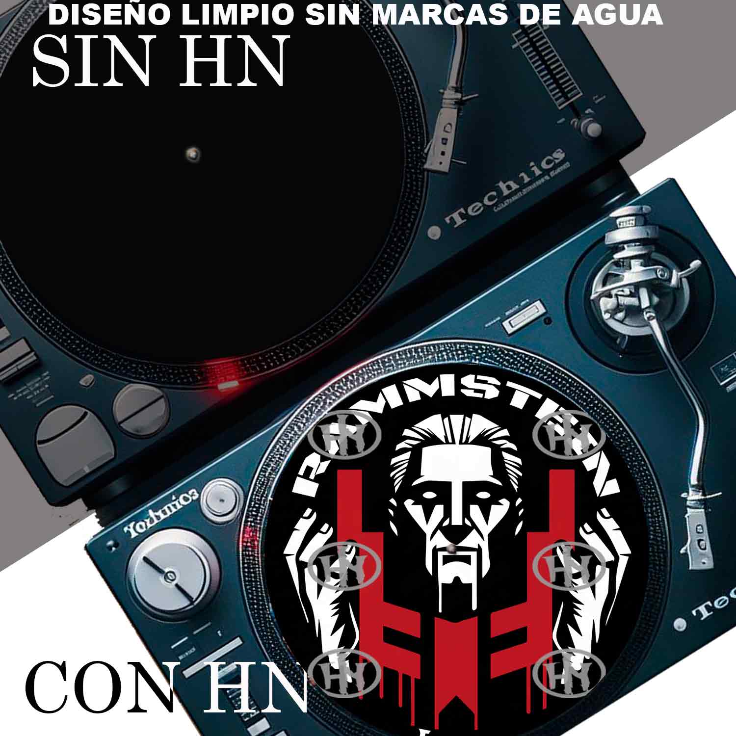 Rammstein Slipmats personalizado para Djing: imagen 4