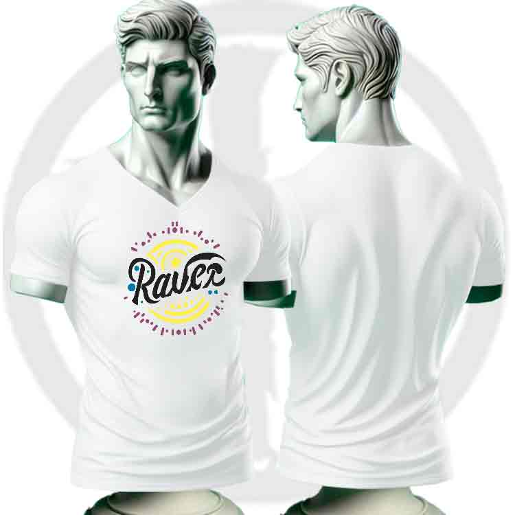 Raver Camiseta V-Neck