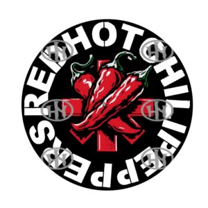 Red Hot Chili Peppers-3 Slipmats personalizado para Djing