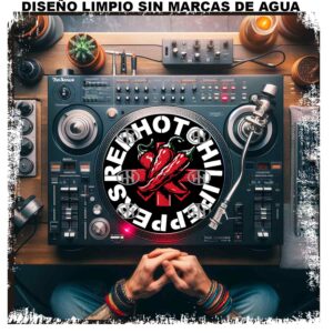 Red Hot Chili Peppers-3 Slipmats personalizado para Djing: imagen 3