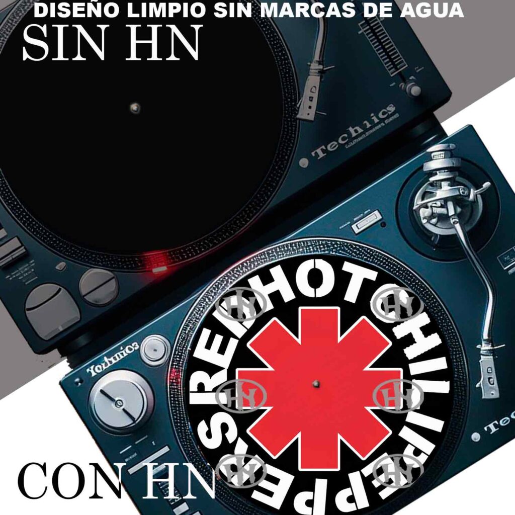 Red Hot Chili peppers Slipmats personalizado para Djing