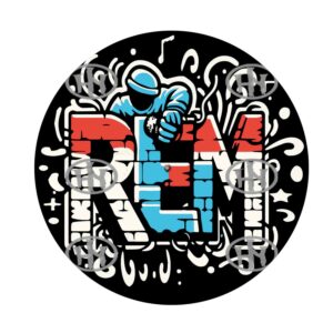 Rem-3 Slipmats personalizado para Djing
