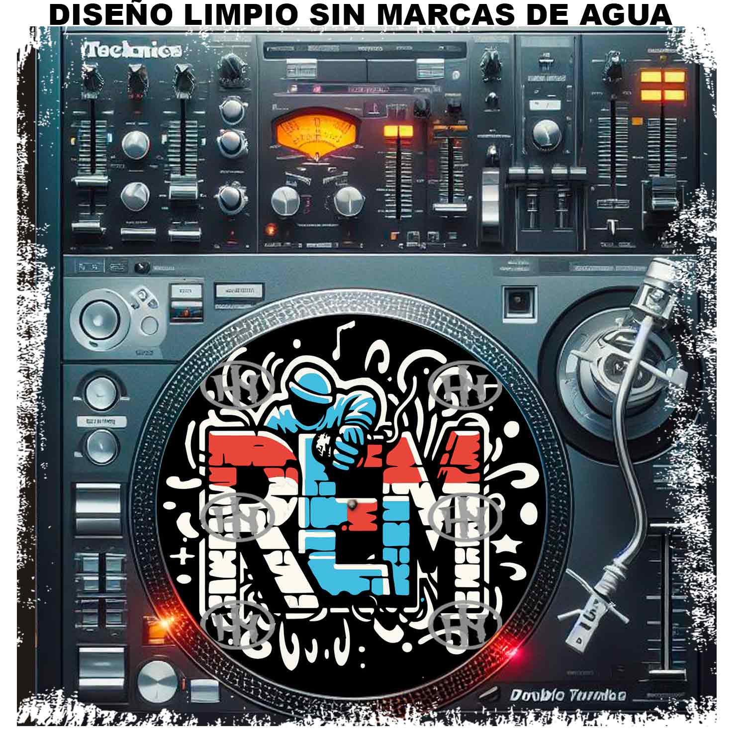 Rem-3 Slipmats personalizado para Djing: imagen 2