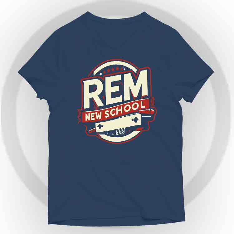Rem Camiseta V-Neck