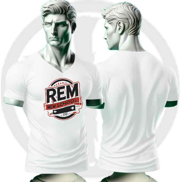 Rem Camiseta V-Neck