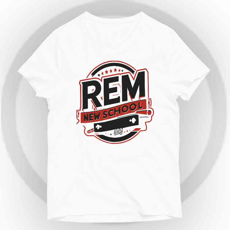 Rem Camiseta V-Neck