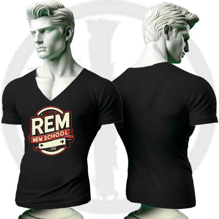 Rem Camiseta V-Neck