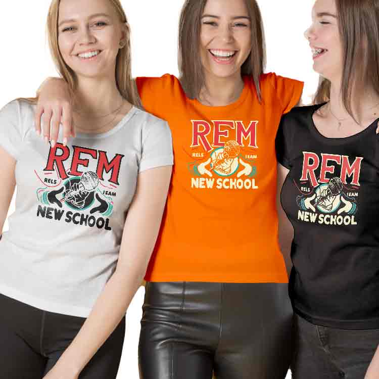 Rem  Camiseta O-Neck