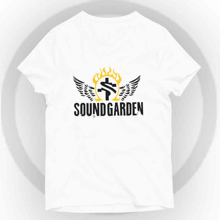 Sound Garden Camiseta V-Neck