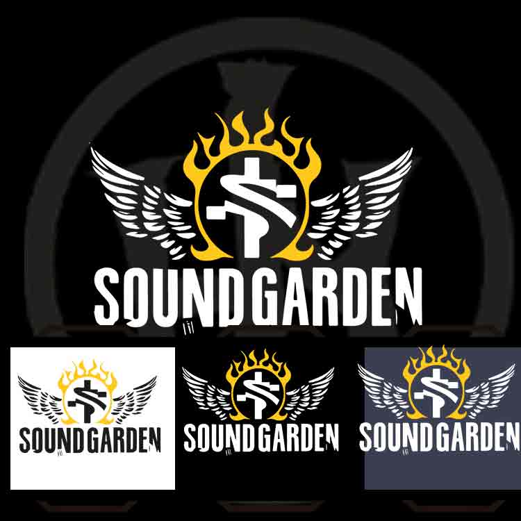 Sound Garden Camiseta V-Neck