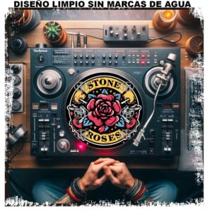 Stone Roses-4 Slipmats personalizado para Djing: imagen 3