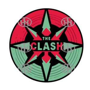 The Clash Slipmats personalizado para Djing