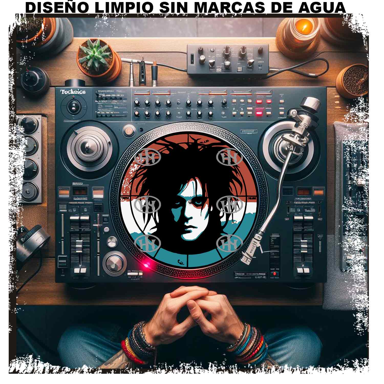 The Cure Slipmats personalizado para Djing: imagen 3