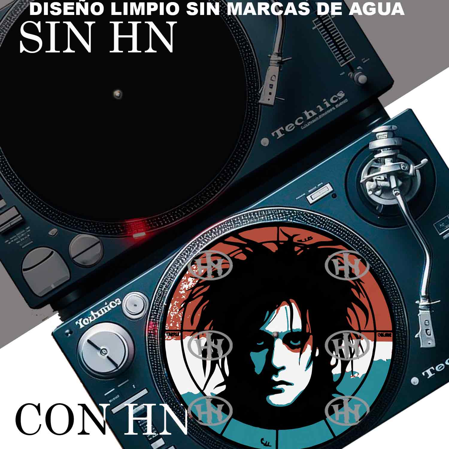 The Cure Slipmats personalizado para Djing: imagen 4