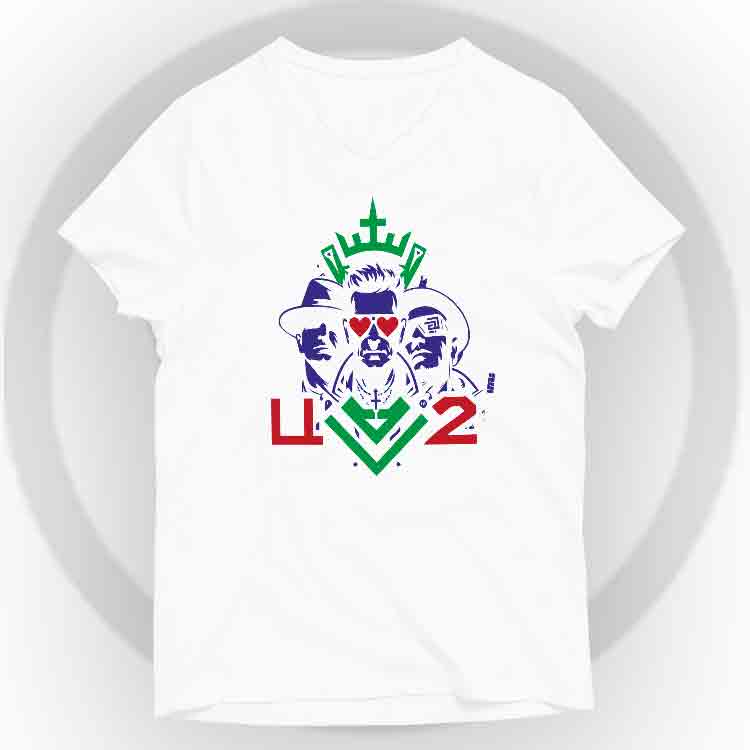 U2 Camiseta V-Neck