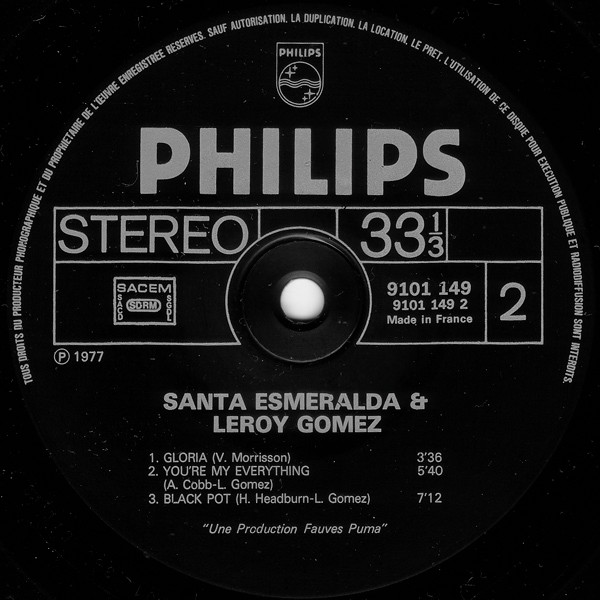 Santa Esmeralda, Leroy Gomez, Don't Let Me Be Misunderstood - LP