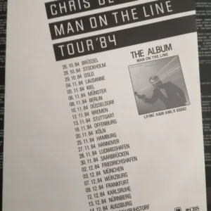 Chris De Burgh, Man On The Line - LP: imagen 13