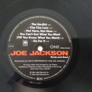 Joe Jackson, Body And Soul - LP: imagen 3