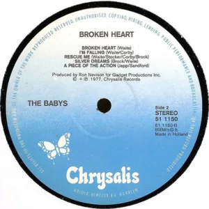 The Babys, Broken Heart - LP: imagen 4