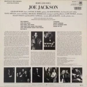 Joe Jackson, Body And Soul - LP: imagen 2