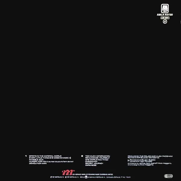 The Police, Ghost In The Machine - LP