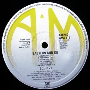 Squeeze, Babylon And On - LP: imagen 3