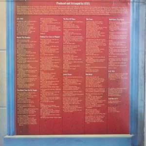 Styx, Paradise Theatre - LP: imagen 3