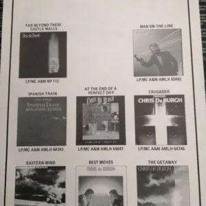 Chris De Burgh, Man On The Line - LP: imagen 14