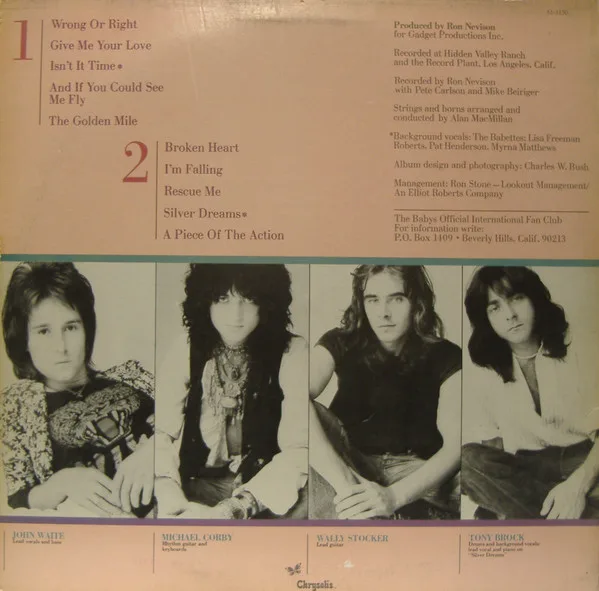 The Babys, Broken Heart - LP
