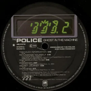 The Police, Ghost In The Machine - LP: imagen 4