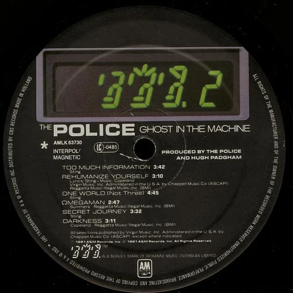 The Police, Ghost In The Machine - LP