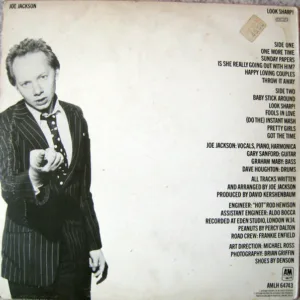 Joe Jackson, Look Shart - LP: imagen 2