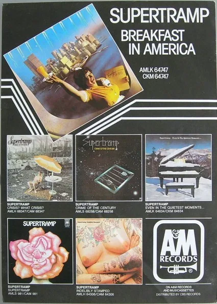 Supertramp, Breakfast In America - LP