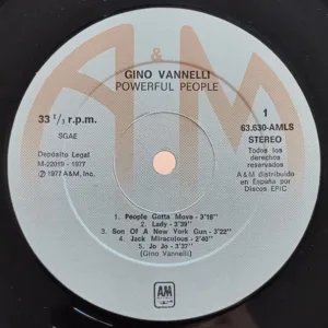 Gino Vannelli, Powerful People - LP: imagen 3