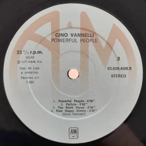 Gino Vannelli, Powerful People - LP: imagen 4