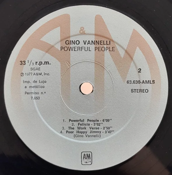 Gino Vannelli, Powerful People - LP