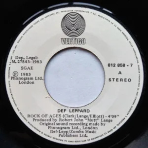Def Leppard, Rock Of Ages = El Rock De Las Edades - Singles: imagen 3
