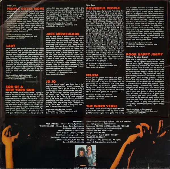 Gino Vannelli, Powerful People - LP