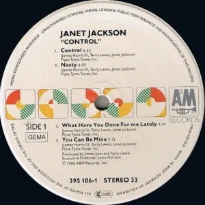 Janet Jackson, Control - LP: imagen 3