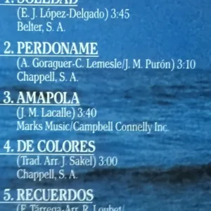 Nana Mouskouri, Con Toda El Alma - LP: imagen 12