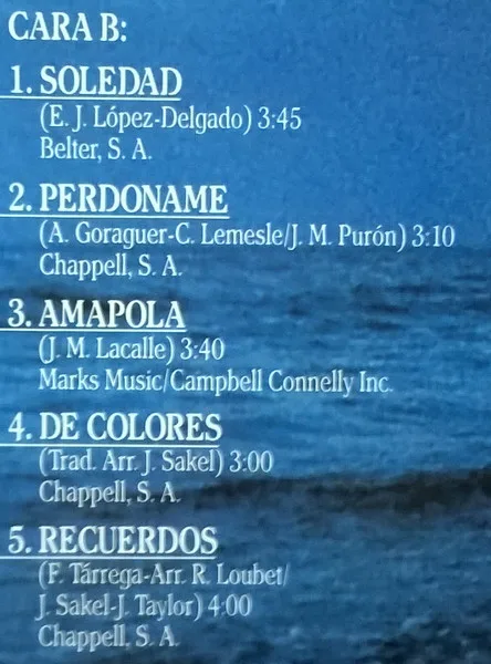Nana Mouskouri, Con Toda El Alma - LP