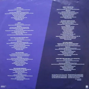 Janet Jackson, Control - LP: imagen 5