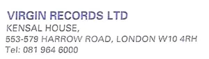 Logo de Virgin Records Ltd.