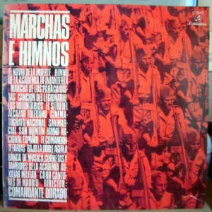 Banda De Música, Cornetas Y Tambores De La Academia Auxiliar Militar, Marchas E Himnos - LP