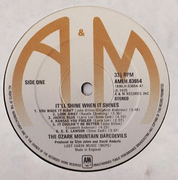 Ozark Mountain Daredevils, It' Ll Shine When It Shines - LP