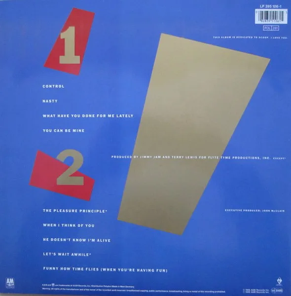 Janet Jackson, Control - LP