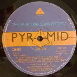 The Alan Parsons Project, Pyramid - LP: imagen 4