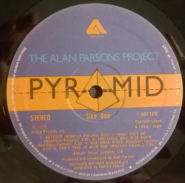 The Alan Parsons Project, Pyramid - LP